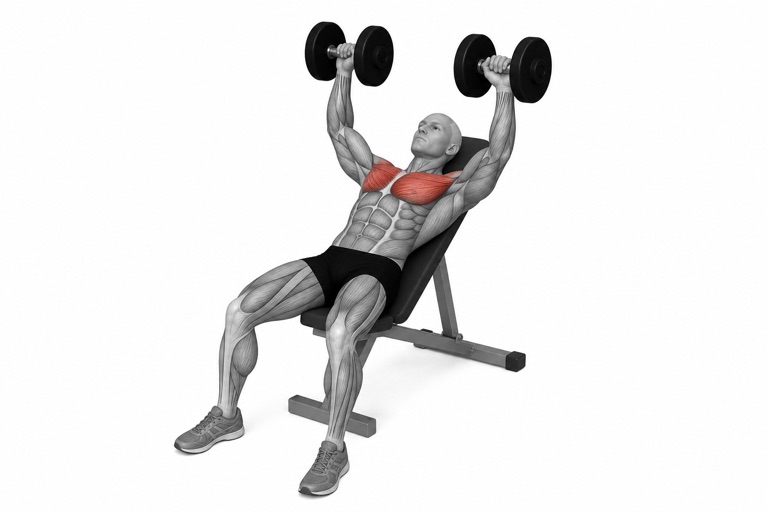 incline dumbbell press